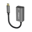 mbeat® Elite USB-C to VGA Adapter - Coverts USB-C to VGA Female Port,  Supports up to1920×1080@60Hz - Space Grey Weight: 30g