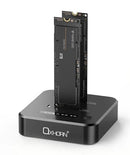 Oxhorn Dual Bay M.2 SSD Docking Station USB 3.2 Gen 2x2 M.2 NVMe SSD 16TB 10Gbp Supports Macs Windows Android Linux 2230/2242/2260/2280/22110