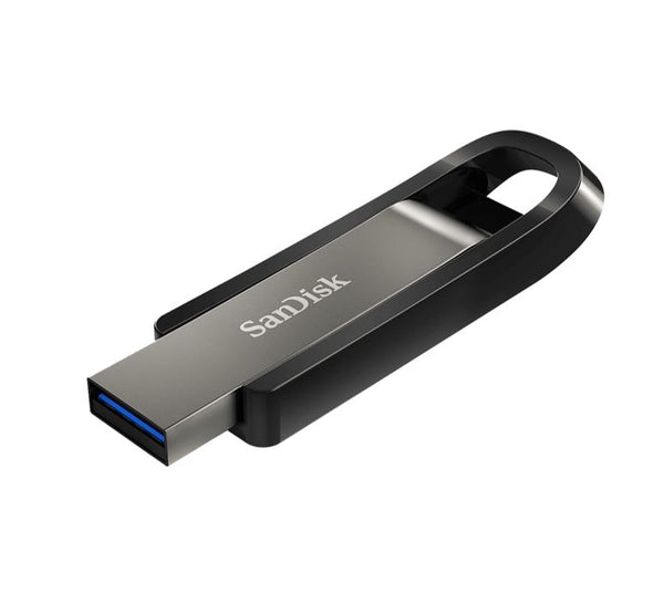 SanDisk 256GB Extreme GO USB3.2 Metal  Flash Drive USB-A 400MB/s SecureAccessâ„¢ encryption software2 Lifetime Lifetime Warranty Black