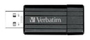Verbatim Store'n'Go Pinstripe USB Drive 32GB USB Storage Drive Memory Stick (Black) 2 Years Limited Warranty