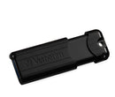Verbatim Pinstripe USB 3.2 Gen 1 Drive 256GB Black (Microban)