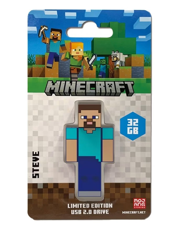 Verbatim Minecraft Collector s Edition USB Flash Drive - 32GB - Steve. Retail Pack