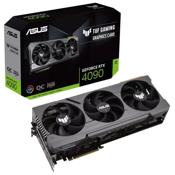 ASUS nVidia GeForce TUF-RTX4090-O24G-GAMING OC Edition 24GB GDDR6X 2565 MHz Boost Clock RAM 21 Gbps, 3.65 Slot, 348.2x150x72.6mm