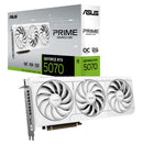 ASUS PRIME GeForce RTX™ 5070 12GB - White OC Edition, NVIDIA®, GDDR7, 6144 CUDA Cores, 28Gbps, 192-bit, PCIe 5.0, HDMI 2.1b, DP 2.1b