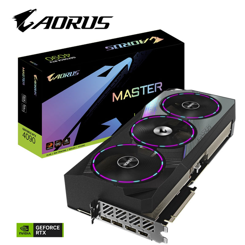 Gigabyte nVidia GeForce RTX 4090 MASTER 24GD 2550 MHz Core Clock, GDDR6X ,PCI-E 4.0  DisplayPort 1.4 *3 HDMI 2.1 *1