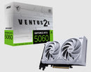 MSI nVidia GeForce RTX 5060 8G VENTUS 2X OC WHITE,  PCI Express® Gen 5 x16, Boost: 2527 MHz, CUDA 3840 Units, 8GB GDDR7. HDMI™ x 1 (emabargo)