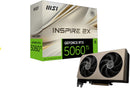 MSI nVidia GeForce RTX™ 5060 Ti 16G INSPIRE 2X OC, PCI Express® Gen 5 x16, Boost: 2617 MHz, CUDA 4608 Units, 16GB GDDR7, HDMI™ x 1