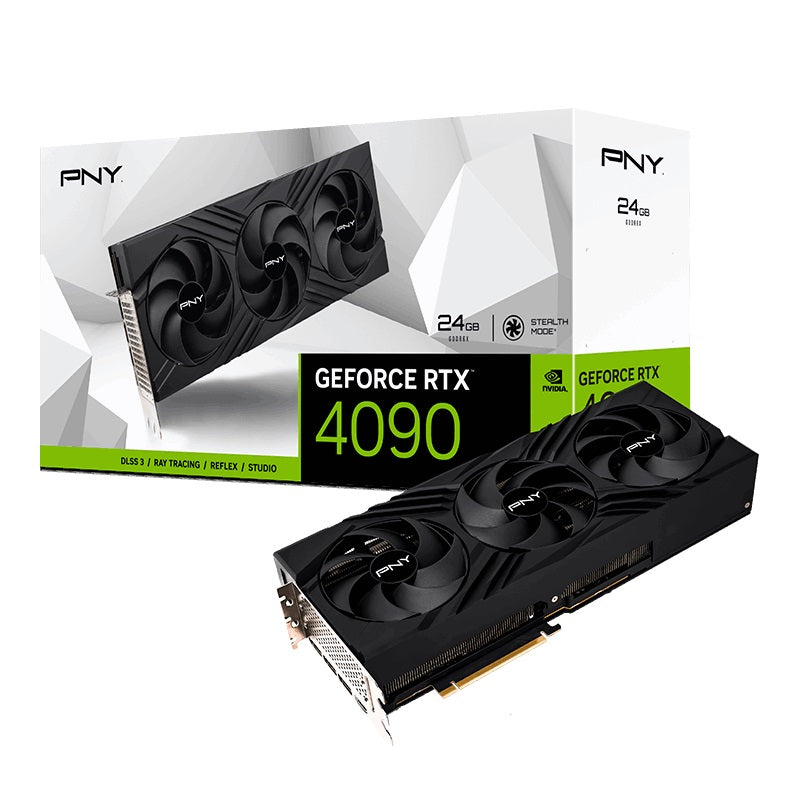 PNY GeForce RTXâ„¢ 4090 24GB VERTOâ„¢ Triple Fan DLSS 3  -4th Generation Tensor Cores -3 Years limited warranty