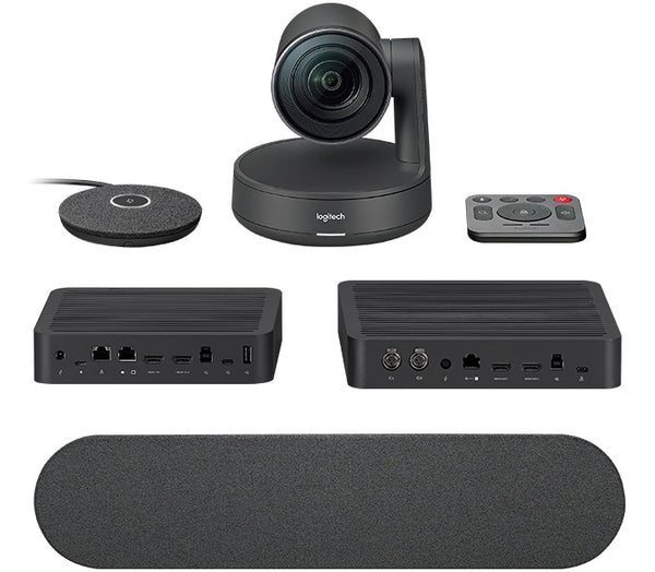 Logitech Rally Ultra-HD Color Camera Video Audio Conferencing Automatic Control Pan/Tilt/Zoom 90Â° View 15X HD Zoom 13 Megapixel 60fps Autofocus